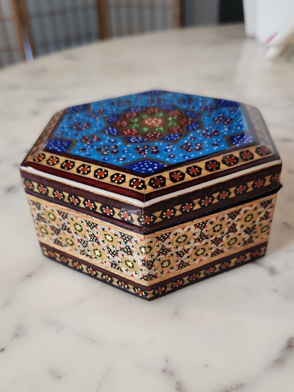 Handmade Persain Khatan Jewerly Box
